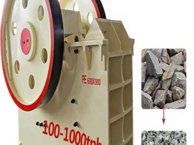 Specification For Jaw Crusher amp Prices 
